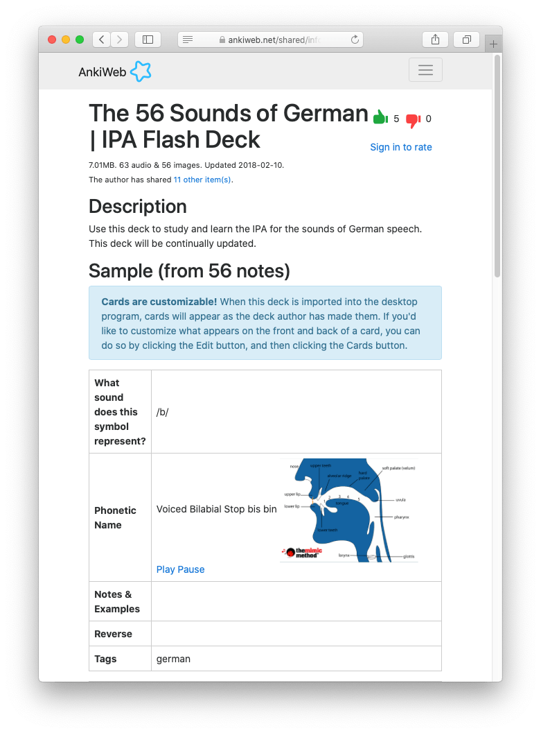JH Catalogues Anki Decks