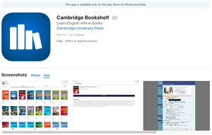 Taken on Apple App Store Preview, ©Cambridge